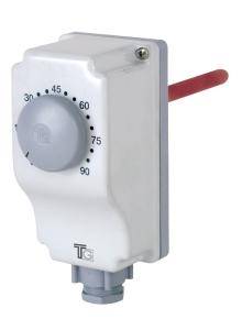 Immersion aquastat simple external adjustment 0-90°C