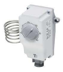 Sealed aquastat external adjustment 0/60°C